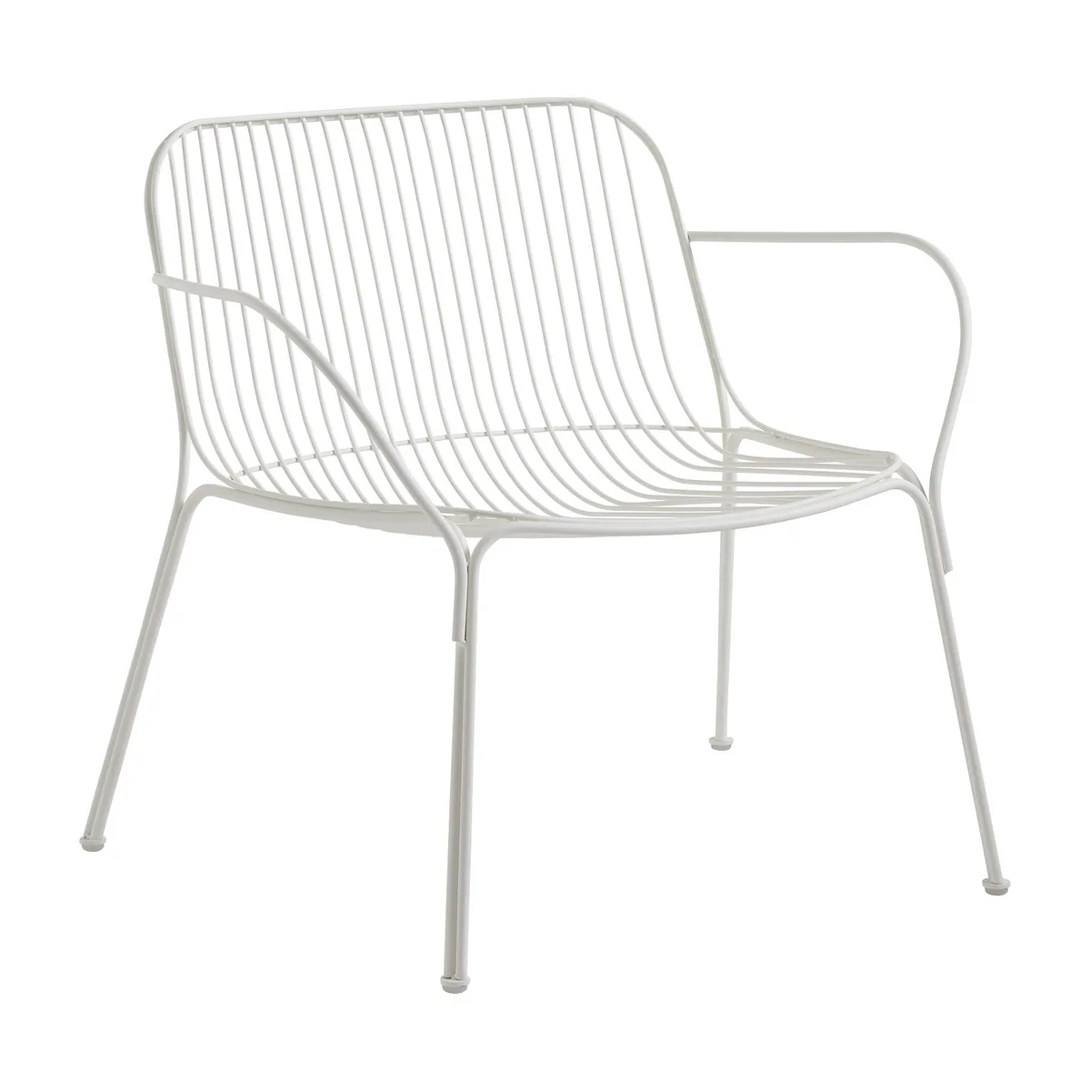 Lounge Sessel HiRay - Weiß - bemalter galvanisierter Stahl - Designer Ludovica & Roberto Palomba de Kartell – photo du produit