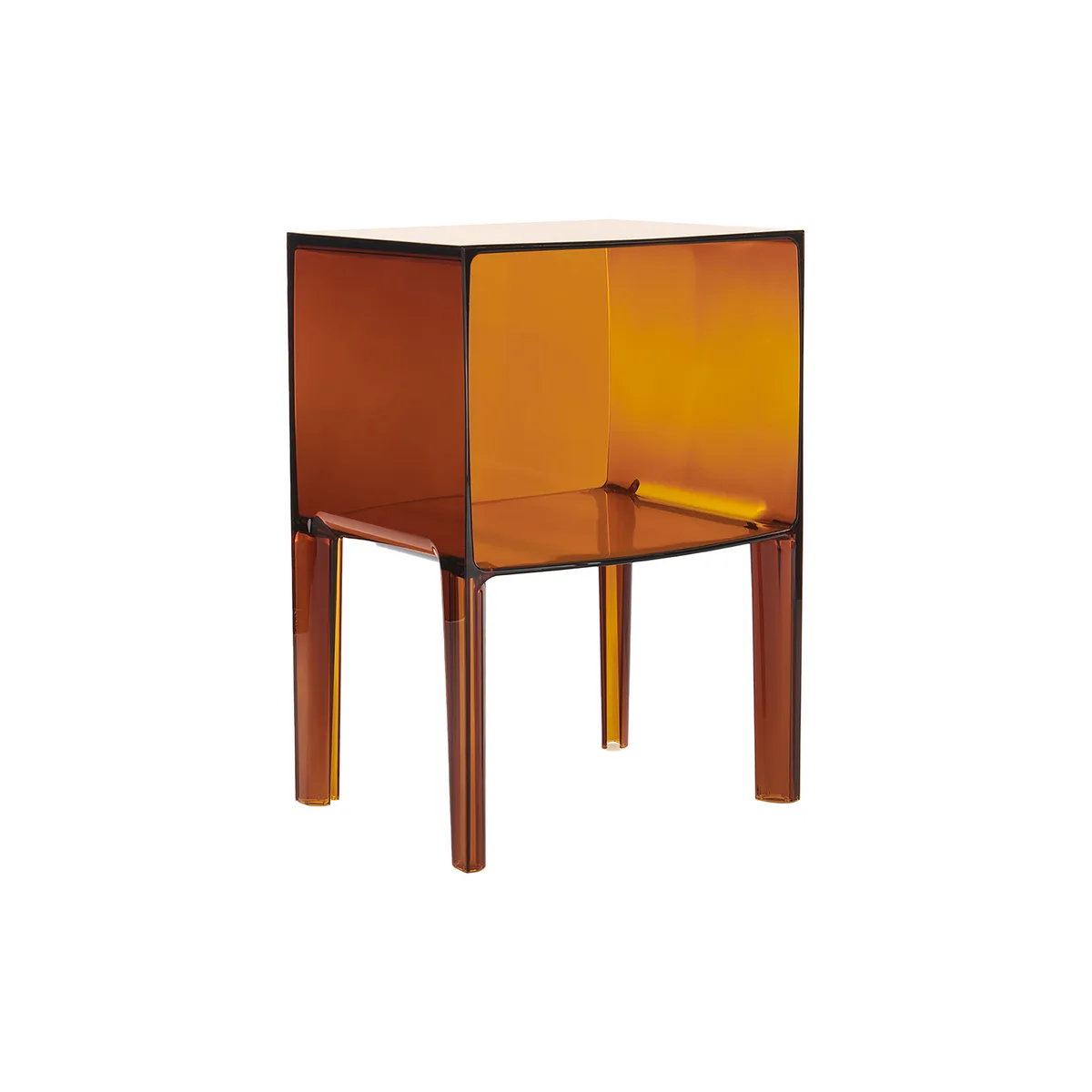 Nachttisch Ghost - Orange - PMMA - Designer Philippe STARCK with Eugeni QUITLLET van Kartell – productfoto