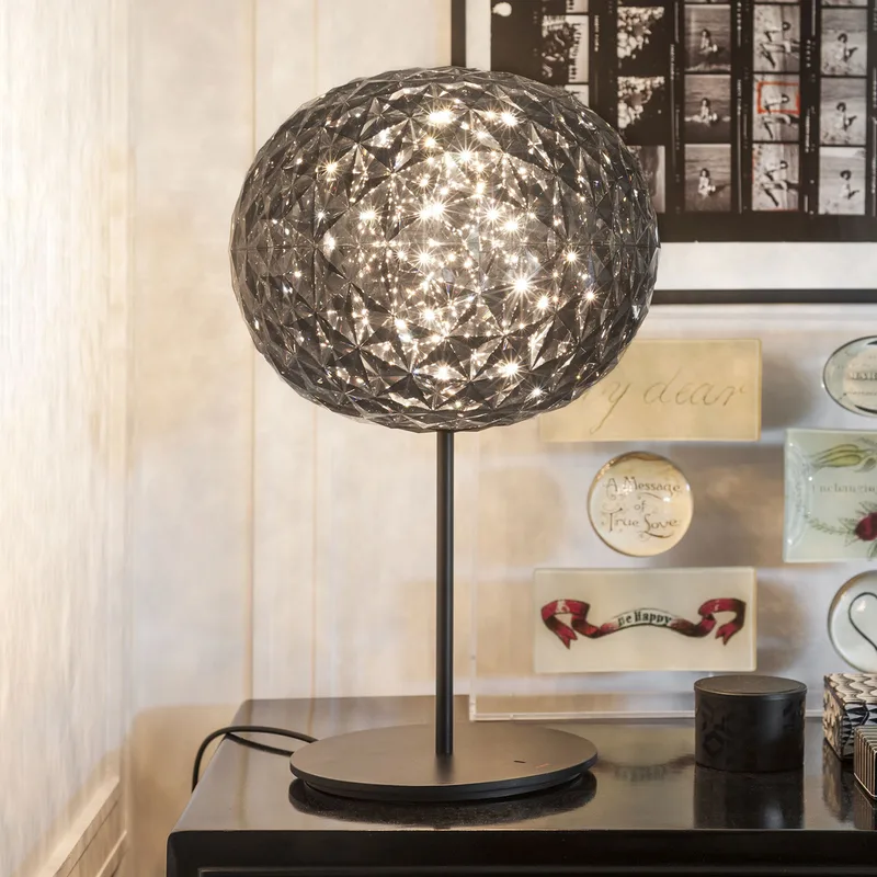 Planet Tafellamp Groot Smoke - Kartell - Woonkamer - Designer - Kunststof von Kartell – Produktfoto