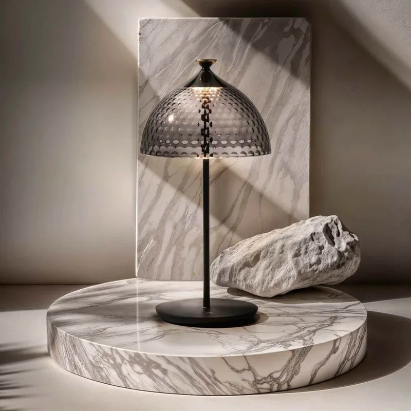 Pumo Taffellamp Blauw/Licht Blauw - Kartell - Slaapkamer - Aluminium von Kartell – Produktfoto