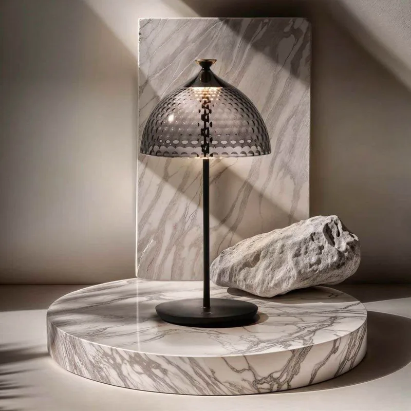 Pumo Taffellamp Brick/Amber - Kartell - Slaapkamer - Aluminium von Kartell – Produktfoto