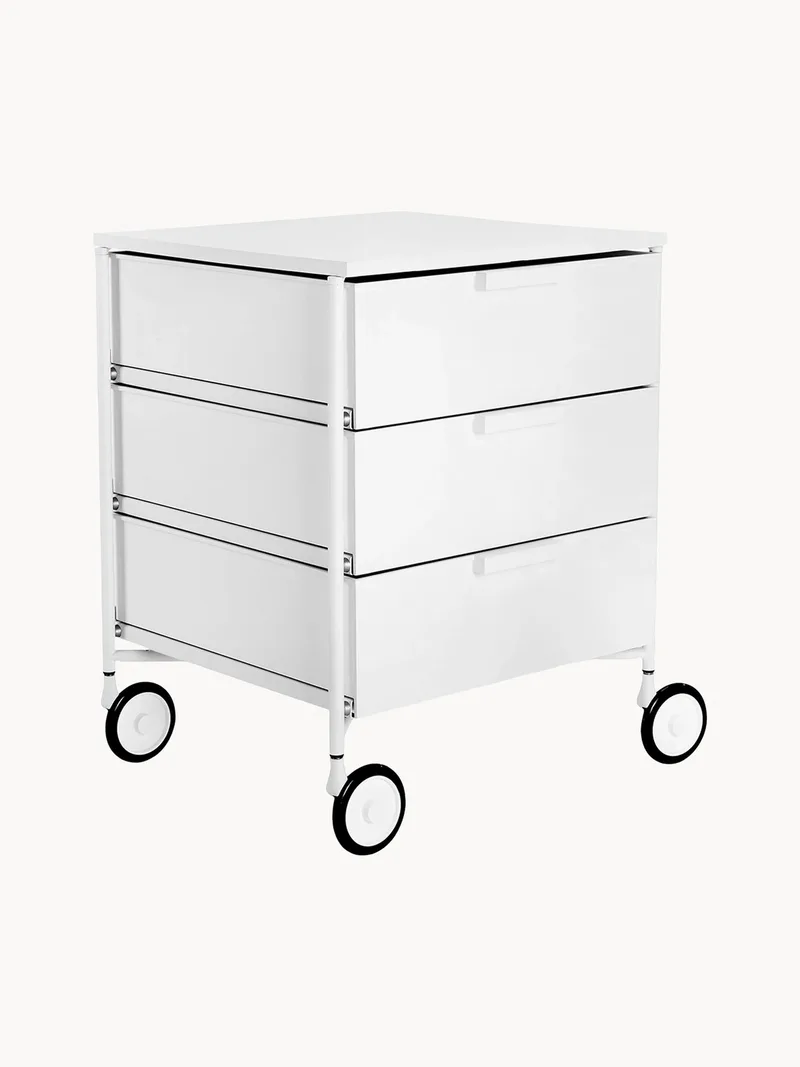 Rolcontainer Mobil met 3 lades van Kartell – productfoto