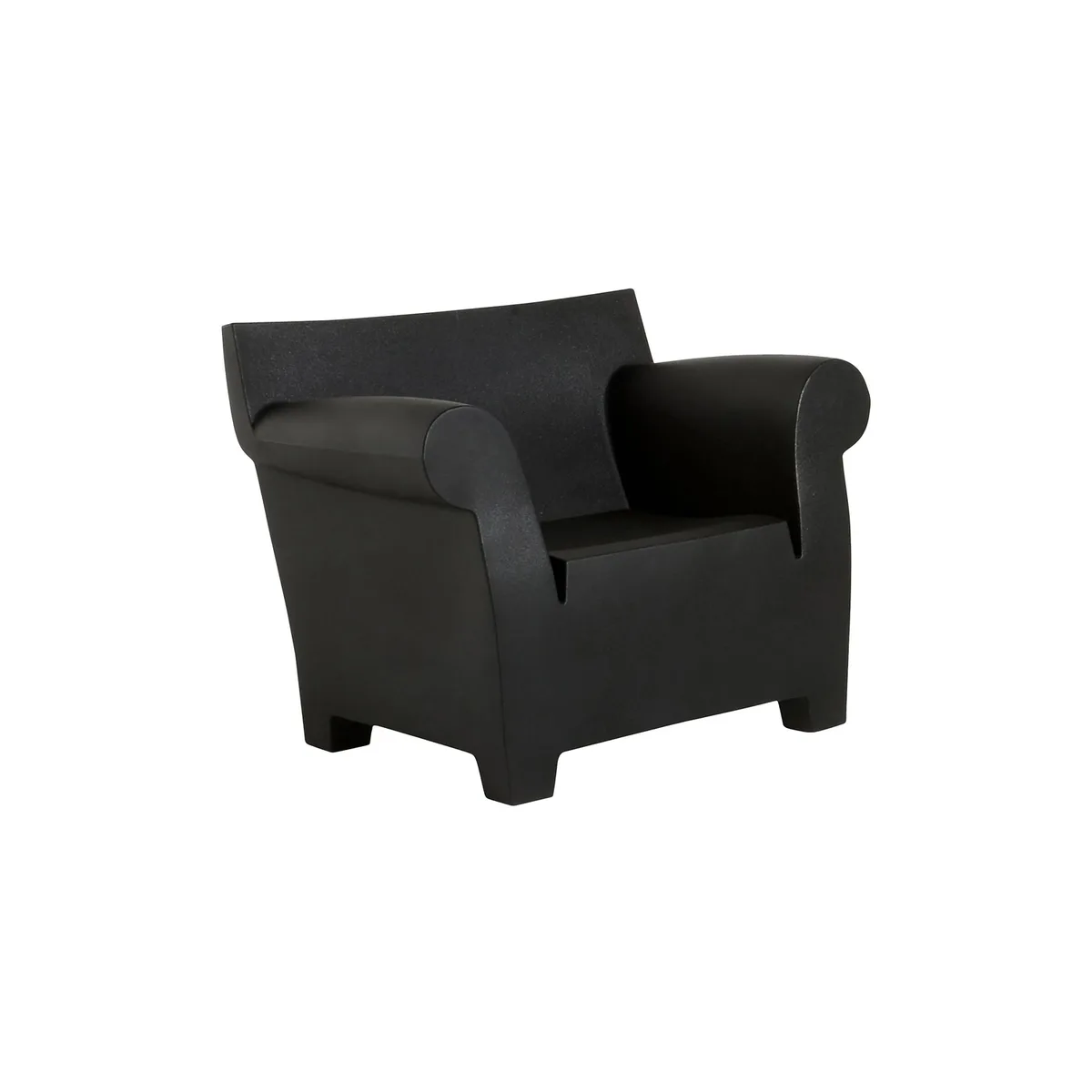 Sessel Bubble Club - Schwarz - Polyäthylen - Designer Philippe Starck von Kartell – Produktfoto