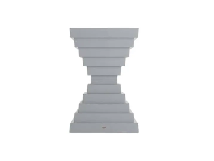 SGABELLO Prince OHOH Grigio 08825/GR KAR Hocker Kartell Prince Ohoh Grau - Philippe StarckLo Hocker Kartell Prince Ohoh Grau, entworfen von Philippe Starck, ist från Kartell – produktbild
