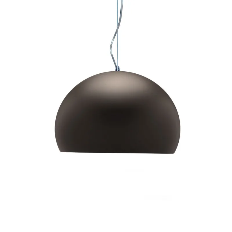 Small FL/Y hanglamp bruin - Kartell - Woonkamer - Designer - Kunststof - 1 lamp by Kartell – product photo