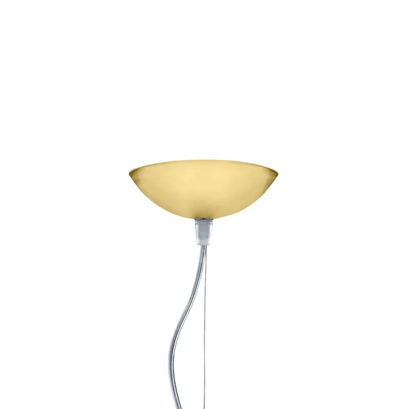 Small FL/Y hanglamp goud - Kartell - Woonkamer - Designer - Kunststof - 1 lamp von Kartell – Produktfoto