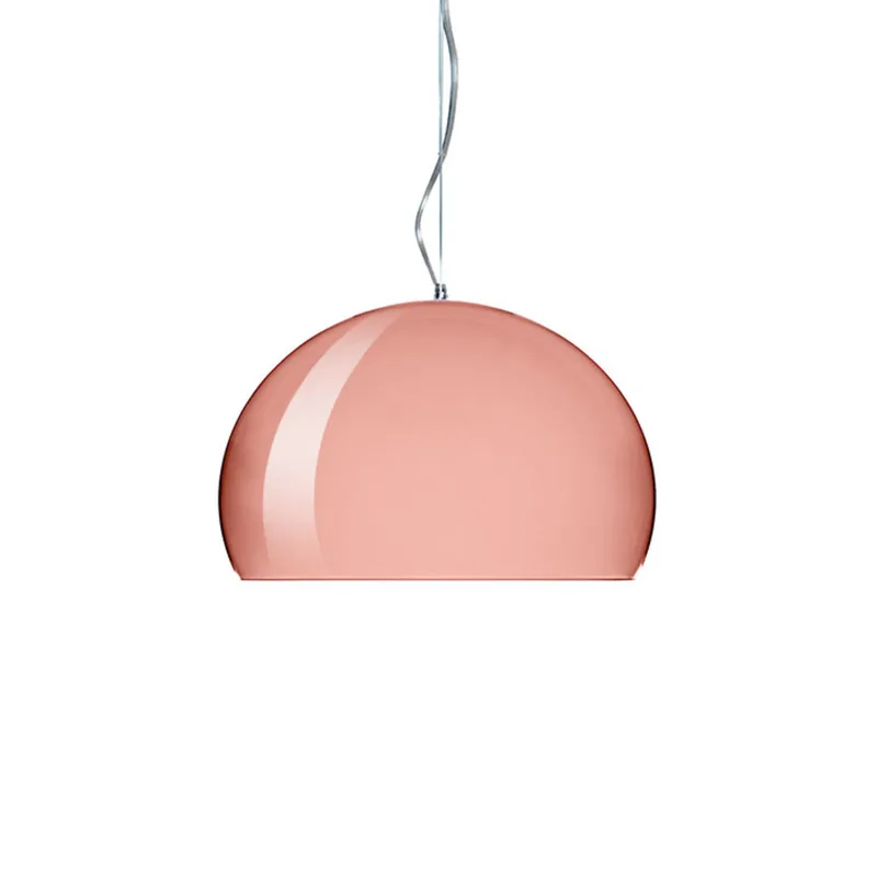 Small FL/Y hanglamp koper - Kartell - Woonkamer - Designer - Kunststof - 1 lamp by Kartell – product photo