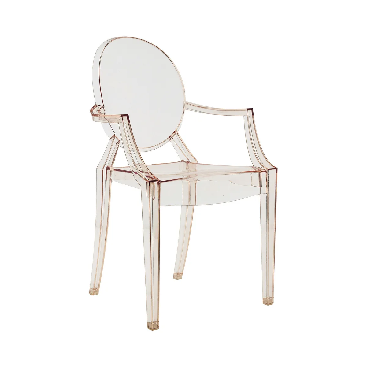 Stapelbarer Sessel Ghost - Orange - Polykarbonat - Designer Philippe Starck de Kartell – photo du produit