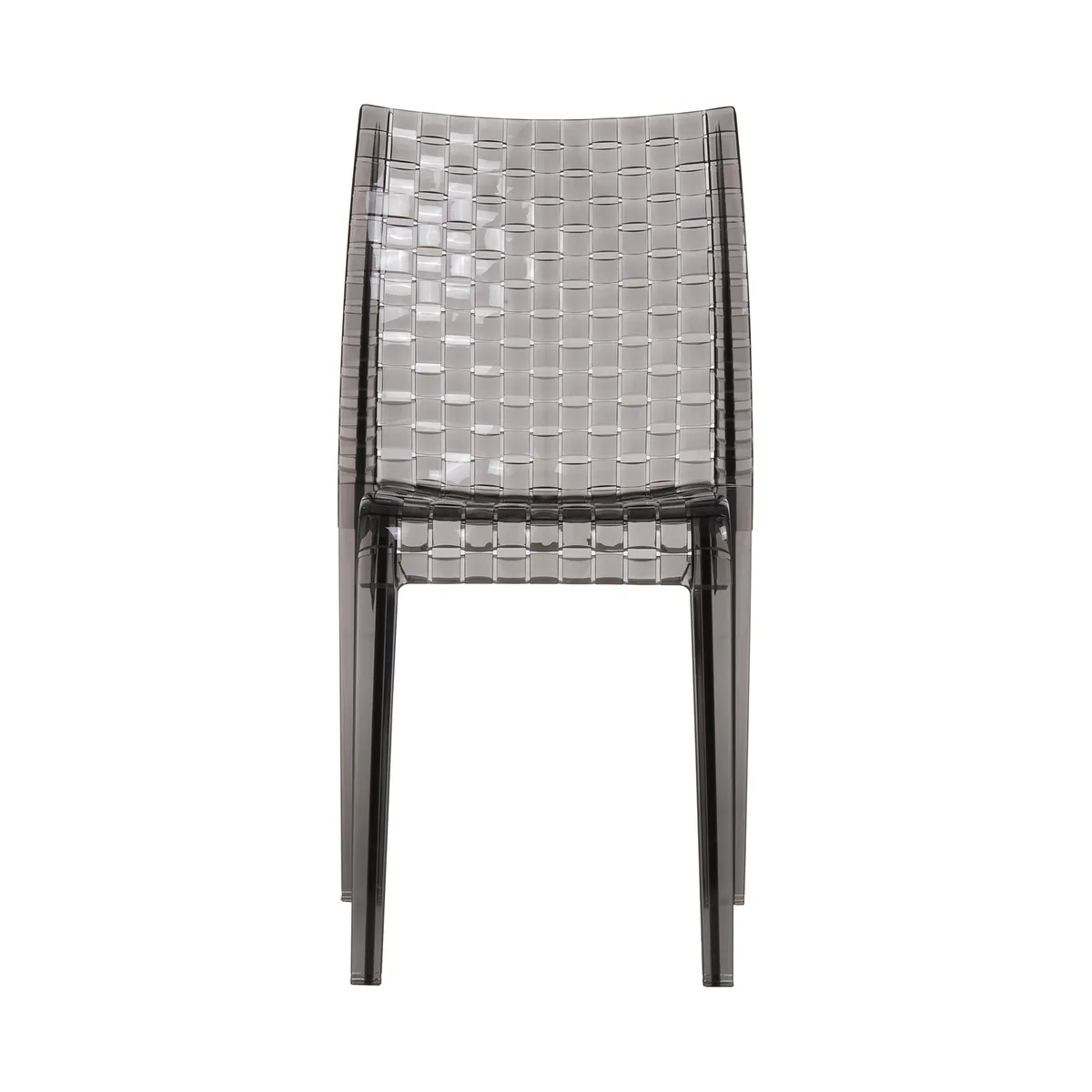 Stapelbarer Stuhl Ami Ami - Grau - Polykarbonat - Designer Tokujin Yoshioka de Kartell – photo du produit
