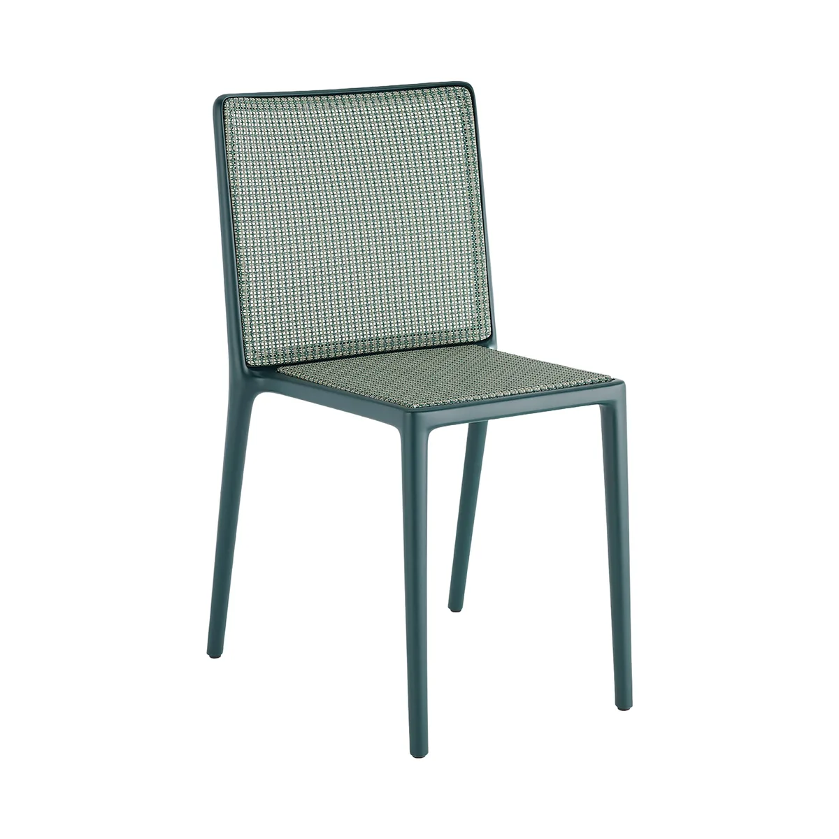 Stapelbarer Stuhl Belvedere - Grün - Recyceltes thermoplast. Technopolymer - Designer Ludovica & Roberto Palomba van Kartell – productfoto