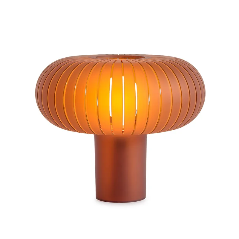 Tafellamp Teresa Frozen, amber, dimbaar, E27 - Kartell - Woonkamer - Designer - Kunststof - Mushroom by Kartell – product photo