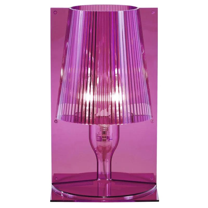 Take Designer-Tischleuchte von Kartell in Rosa – Produktfoto