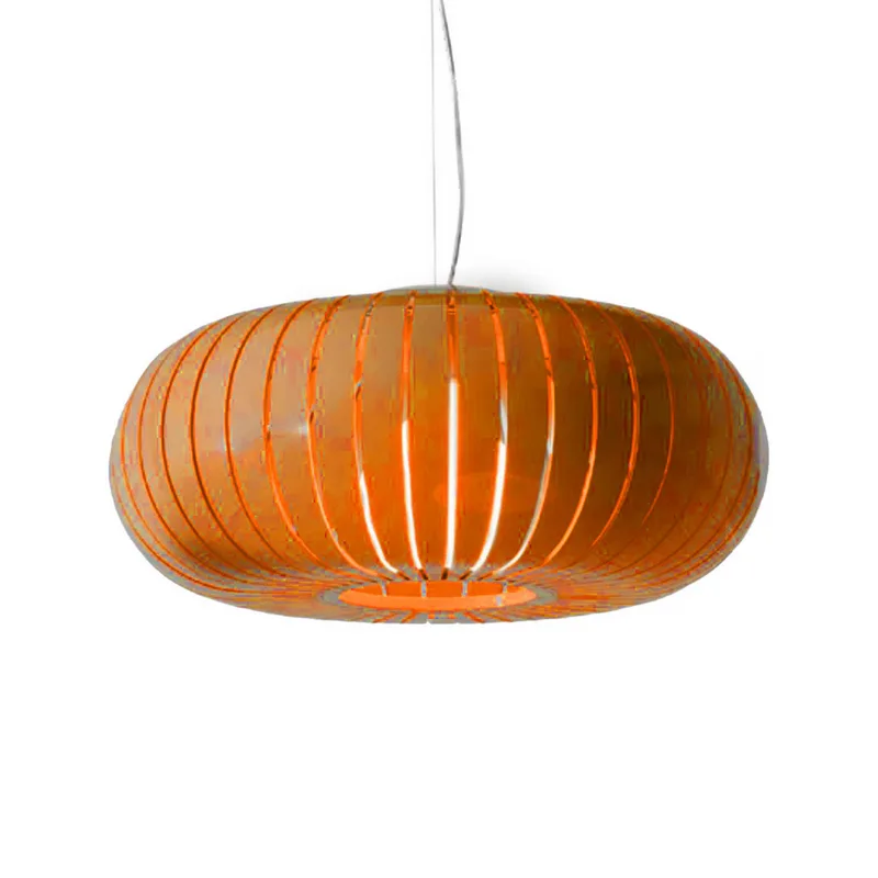 Teresa LED hanglamp, oranje, Ø 50 cm - Kartell - Woonkamer - Designer - Kunststof - 1 lamp by Kartell – product photo