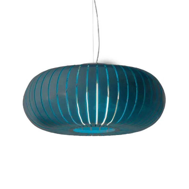 Teresa LED hanglamp, petrol, Ø 50 cm - Kartell - Woonkamer - Designer - Kunststof - 1 lamp by Kartell – product photo
