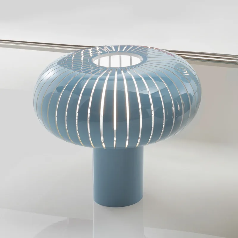 Teresa tafellamp Sky Blue - Kartell - Woonkamer - Designer - Kunststof - Met lampenkap by Kartell – product photo