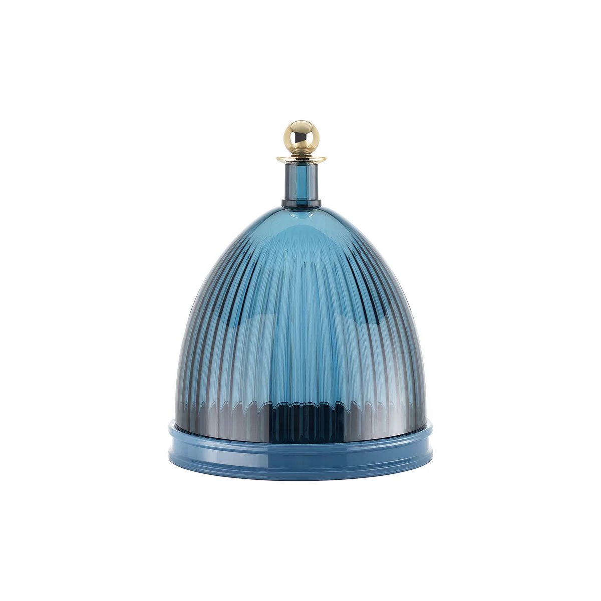 Tischgesteck Fragments d'architectures - Blau - Recyceltes PMMA - Designer Fabio Novembre van Kartell – productfoto