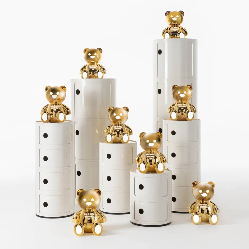 Toy LED-Tischleuchte by Kartell in Gold – product photo