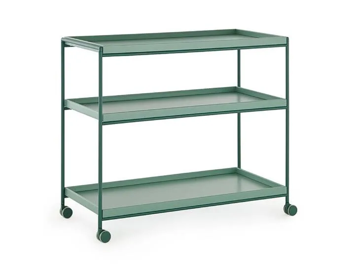 TRAYS Servierwagen matt lackiert 80x40 cm von Kartell – Produktfoto