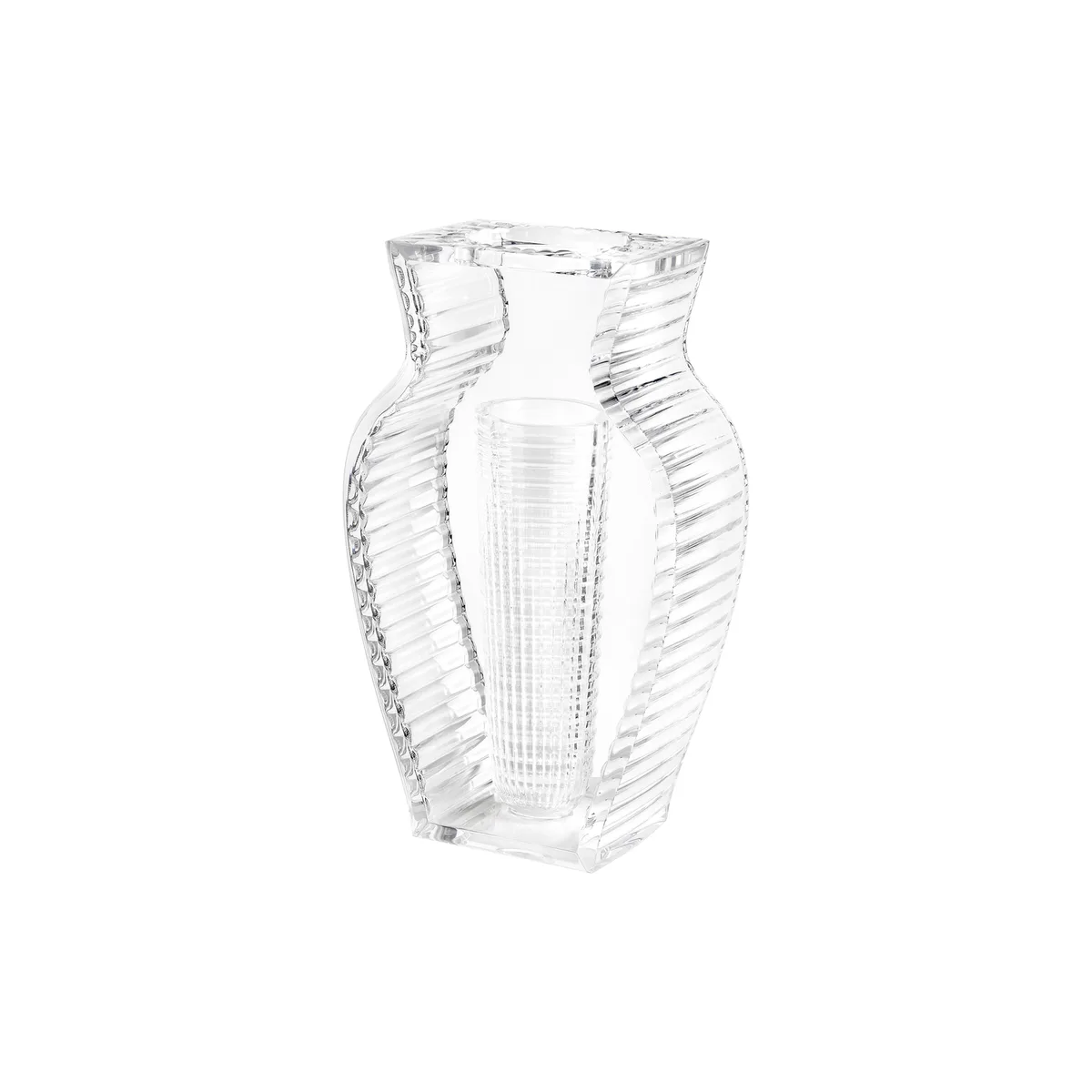 Vase Shine - Transparent - PMMA - Designer Eugeni Quitllet von Kartell – Produktfoto