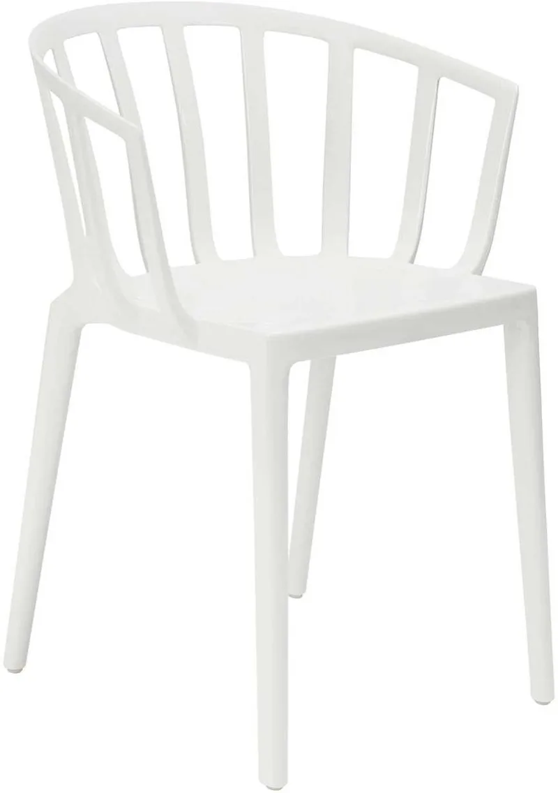Venice Stoel Mat van Kartell in Wit – productfoto