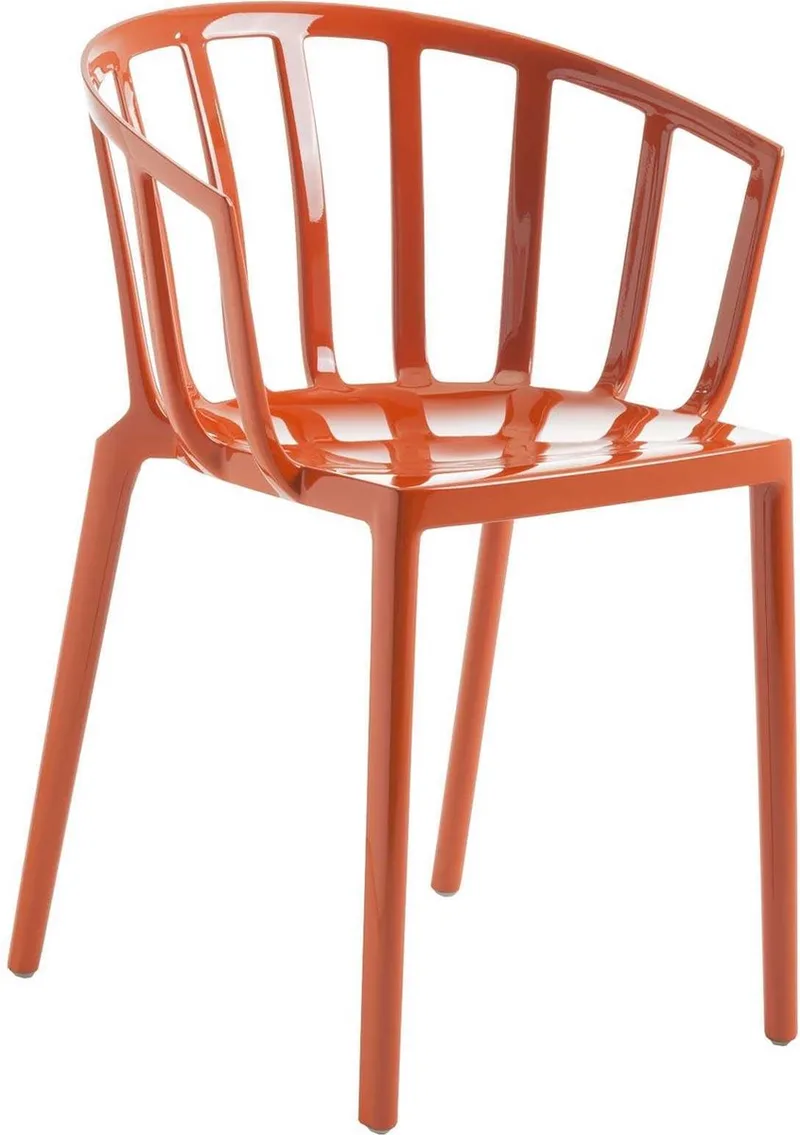 Venice Stoel Roestoranje van Kartell in Oranje – productfoto