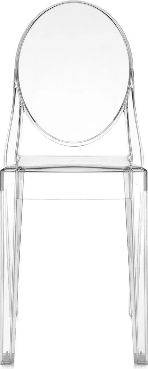 Victoria Ghost Stoel Chair Kristal van Kartell in Transparant – productfoto