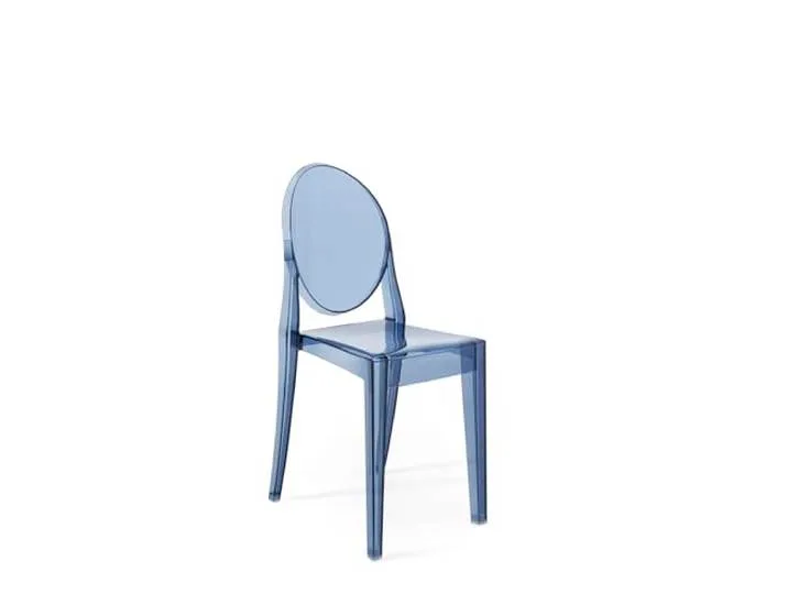 Victoria Ghost, Stuhl, 2-er Satz, Staublau by Kartell – product photo