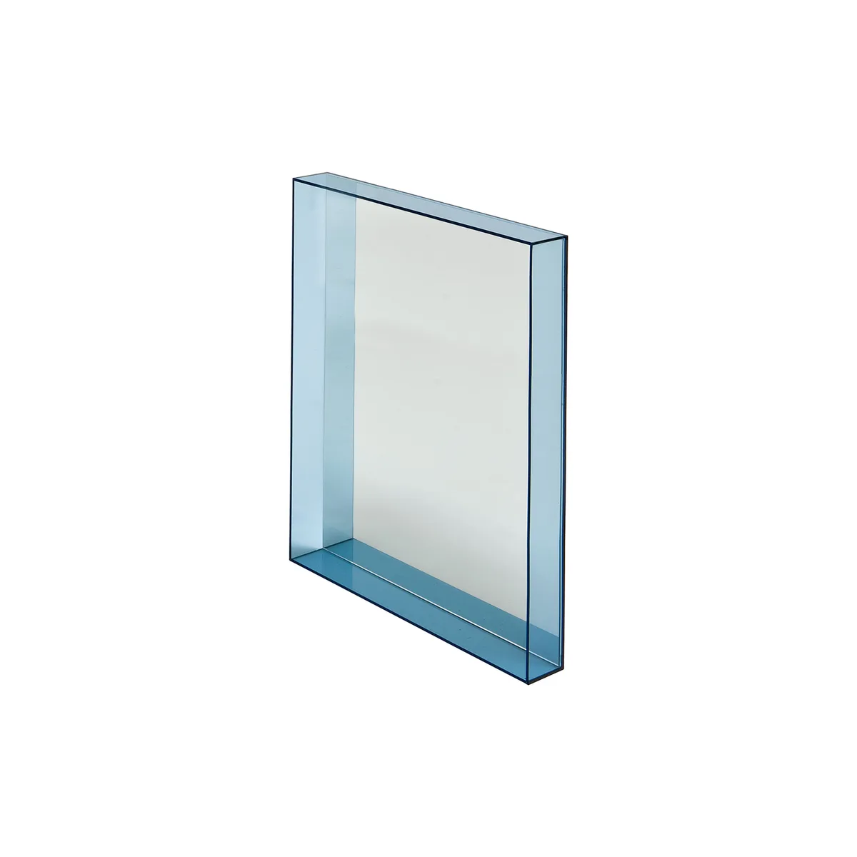 Wandspiegel Only me - Blau - Spiegel-Finish - Designer Philippe Starck von Kartell – Produktfoto