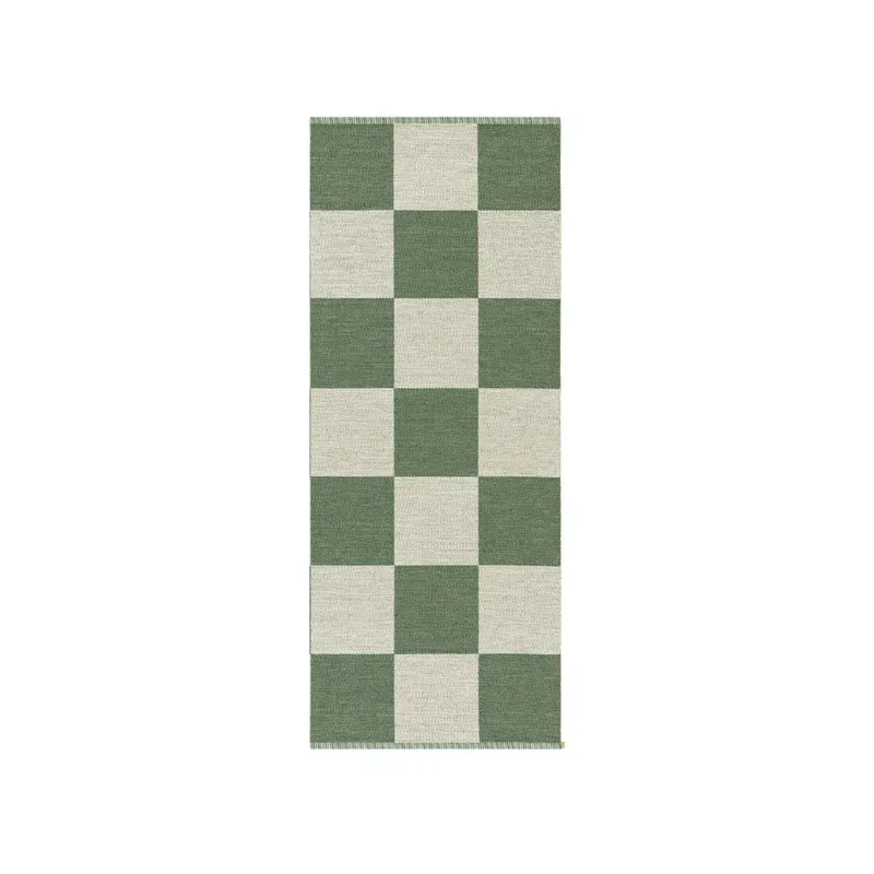 Checkerboard Icon Teppich 85x200 cm Grey Pear van Kasthall – productfoto