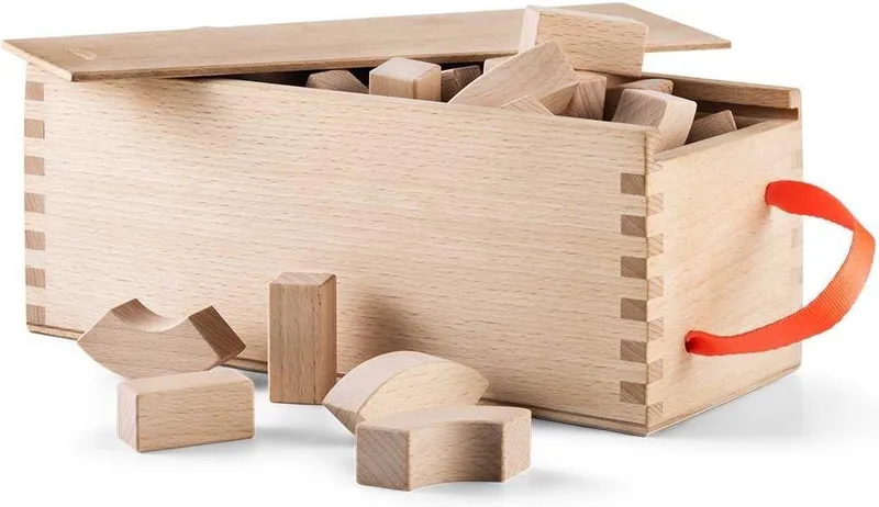 Alphabet Blocks Speelgoed van Kay Bojesen in Hout – productfoto
