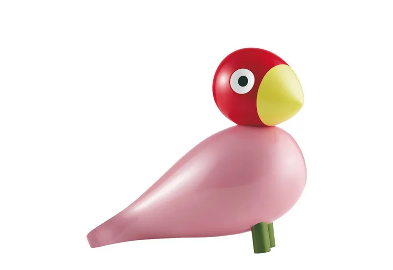 Dekofigur Kay Bojesen Singvogel Ruth H15.5 cm rosarot/rot från Kay Bojesen i Rosa, rot – produktbild