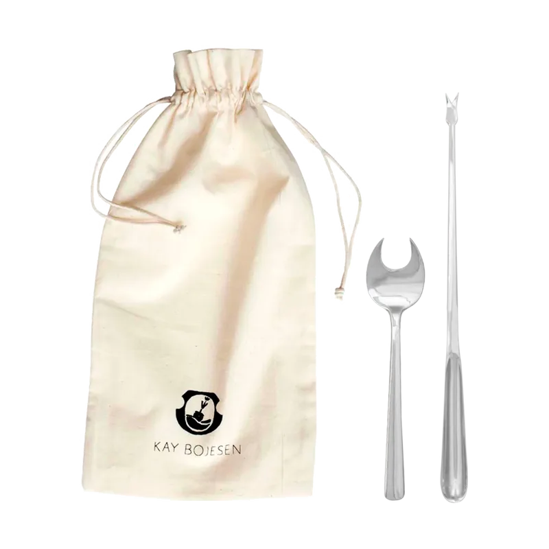 Grand Prix Besteck für Meeresfrüchte 8-teilig Polished steel von Kay Bojesen – Produktfoto