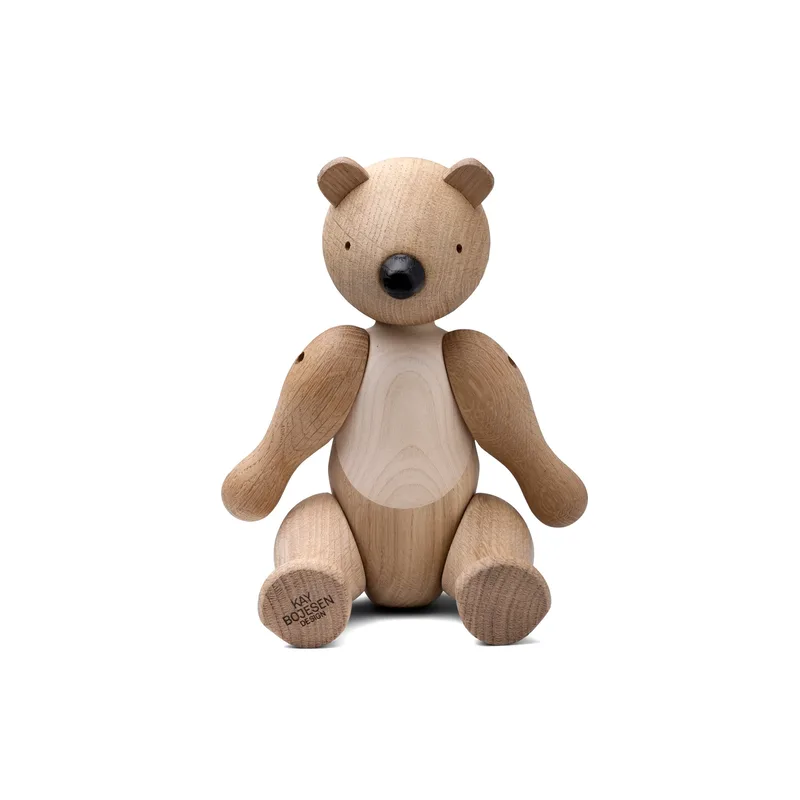 Kay Bojesen Holzbär medium Eiche und Ahorn de Kay Bojesen – photo du produit