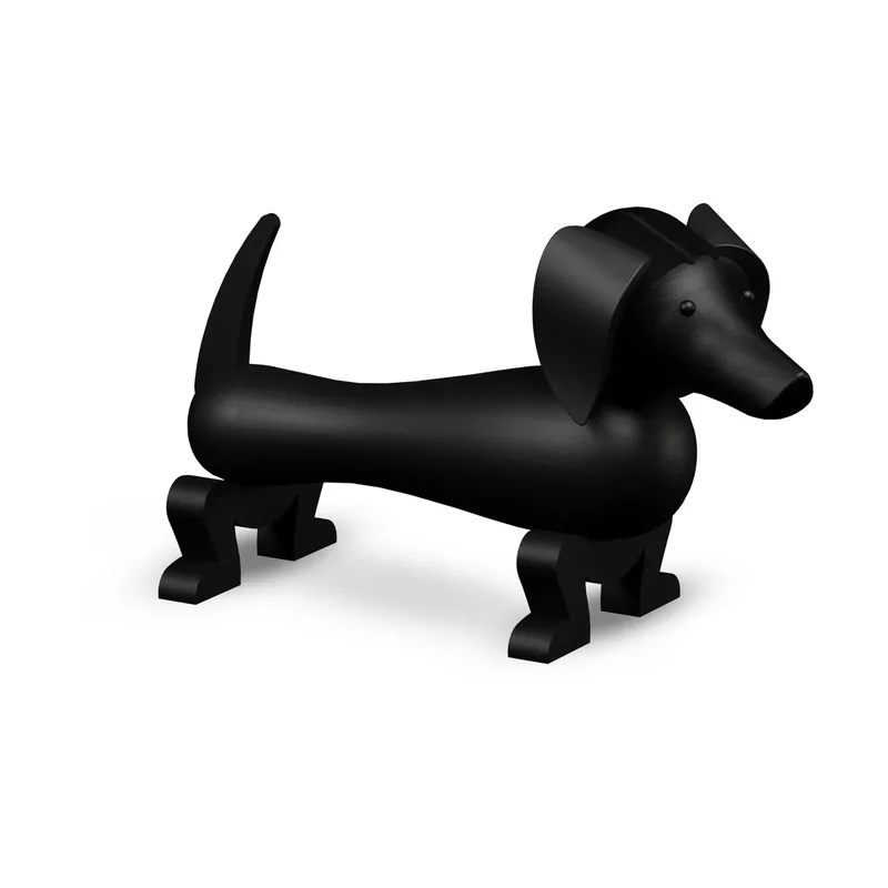 Kay Bojesen Hund 18,5cm Dunkel gebeizte Eiche by Kay Bojesen – product photo