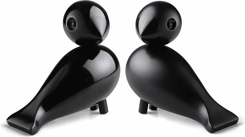 Lovebirds Black by Kay Bojesen in Zwart – product photo