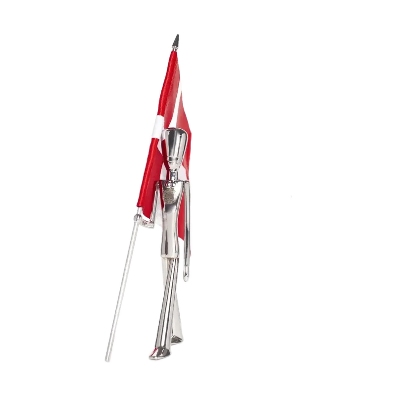 Royal Guard x DBU Figur 18cm Polished steel de Kay Bojesen – photo du produit