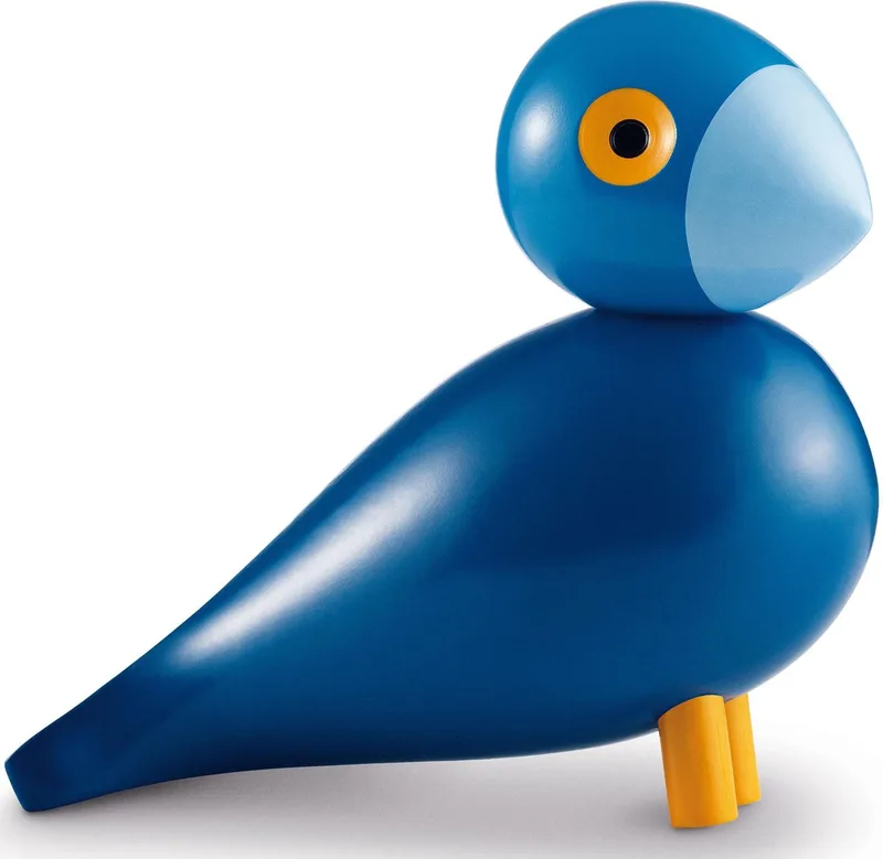 Songbird Kay - Decoratief object - Hout van Kay Bojesen in Blauw – productfoto
