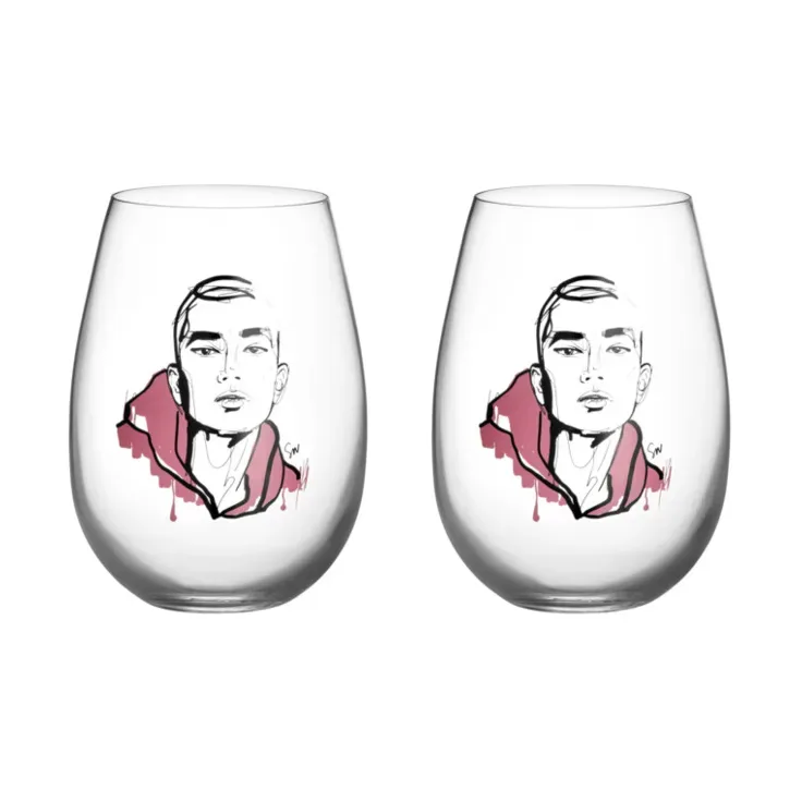 All about you Trinkglas 57 cl 2er-Pack Close to him fra Kosta Boda – produktbillede