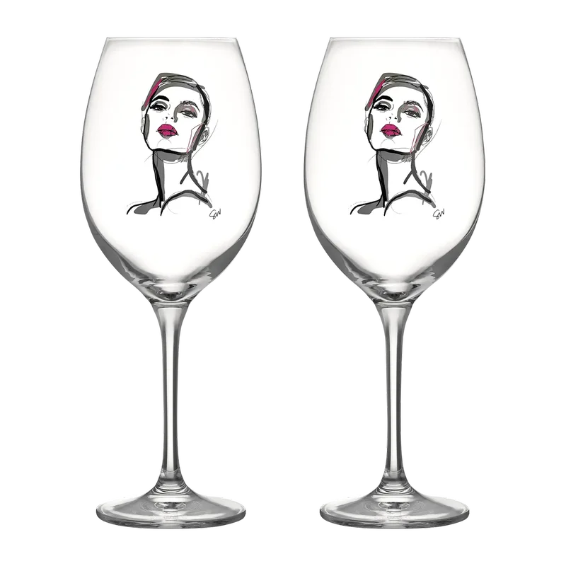 All about you Weinglas 52 cl 2er Pack Hold you de Kosta Boda – photo du produit