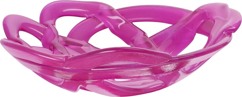 Basket Schaal - diameter 306mm by Kosta Boda in Roze – product photo