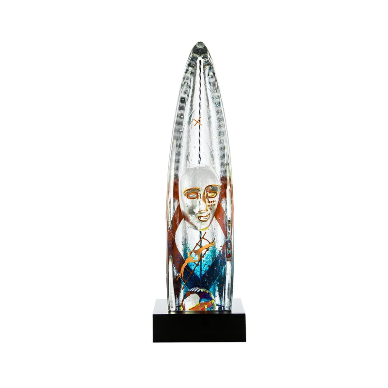 BV Vertical Journey Glasskulptur Klar by Kosta Boda – product photo