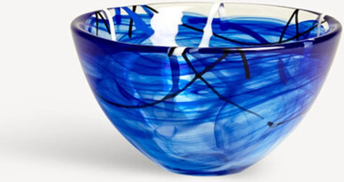 Contrast Schaal blauw diameter 160mm de Kosta Boda – photo du produit