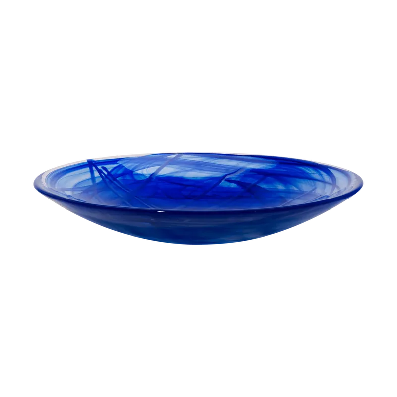 Contrast Teller 380mm Blau-blau by Kosta Boda – product photo