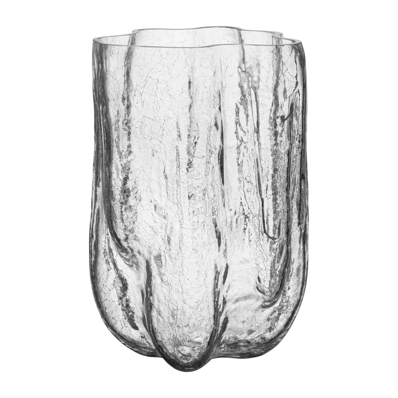 Crackle Vase 37 cm Klar by Kosta Boda – product photo