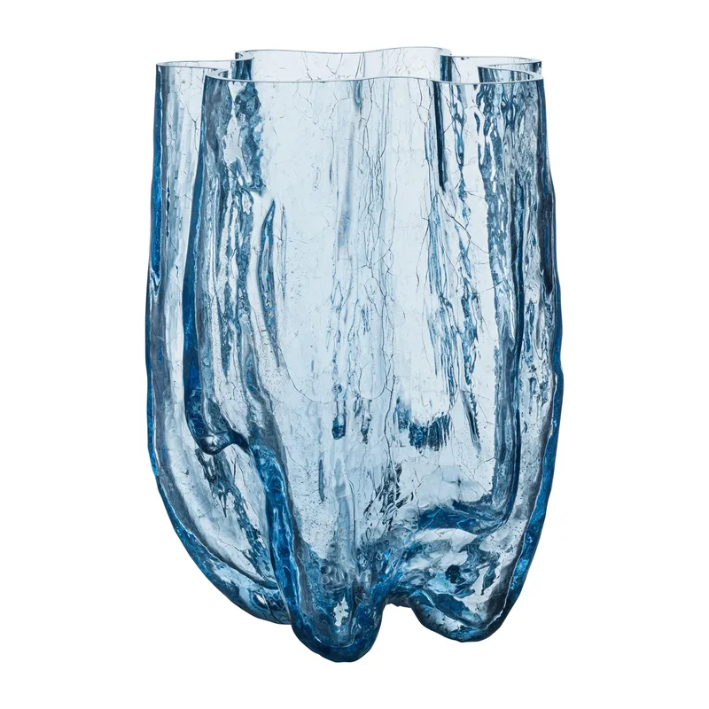 Crackle Vase 37 cm Rundes Glas by Kosta Boda – product photo