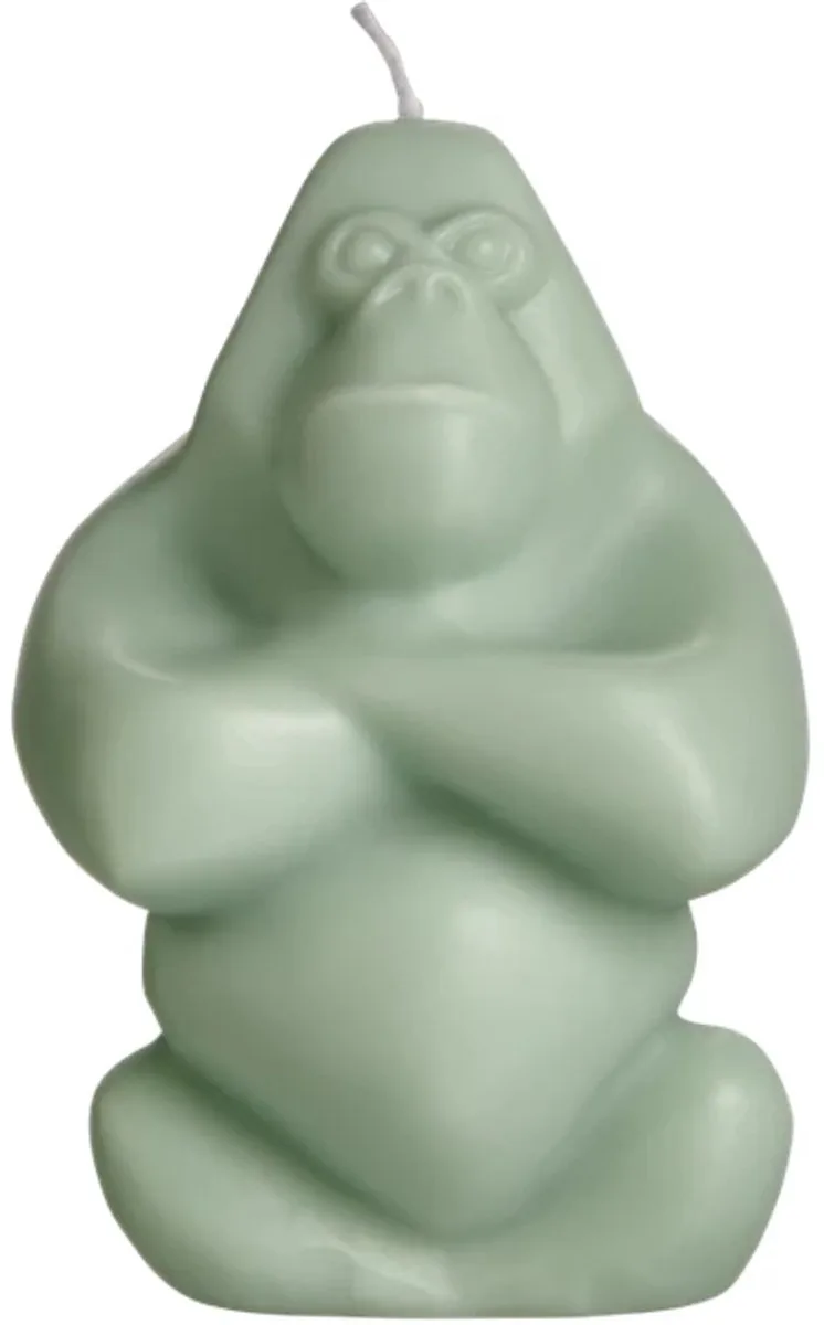 Gabba Gabba gorilla kaars H11.5cm by Kosta Boda in Groen – product photo