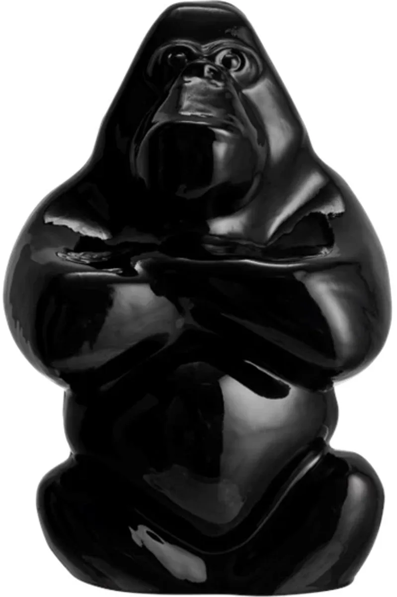 Gabba Gabba Hey gorilla H12cm van Kosta Boda in Zwart – productfoto