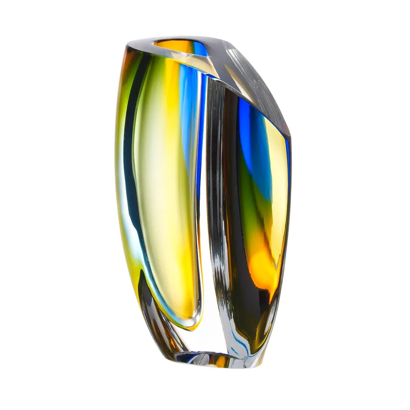 Mirage Vase 21cm Blau-bernstein by Kosta Boda – product photo