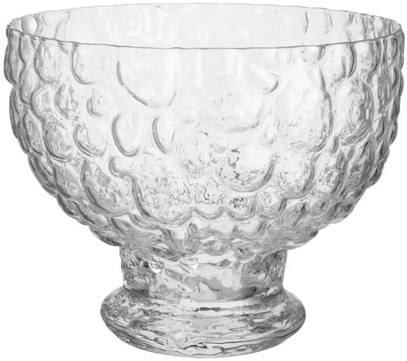 Moss bowl op voet H19cm D23.5cm helder by Kosta Boda in Helder glas – product photo