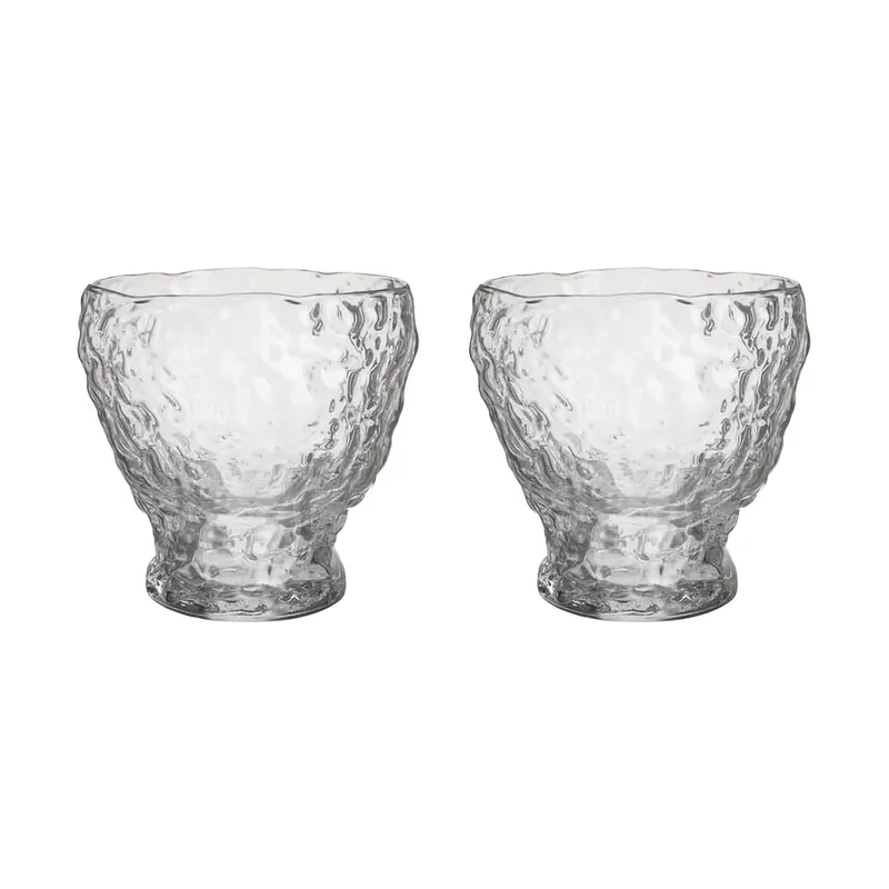 Moss tumbler Glas 33 cl 2er-Pack Klar by Kosta Boda – product photo